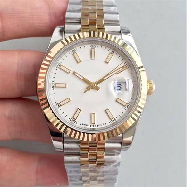 luxurys 2021 datejust gold white dial mens watch 41mm stainless steel watches men 2813 mechanical automatic204k, Slivery;brown
luxurys 2021 datejust gold white dial mens watch 41mm stainless steel watches men 2813 mechanical automatic204k, Slivery;brown