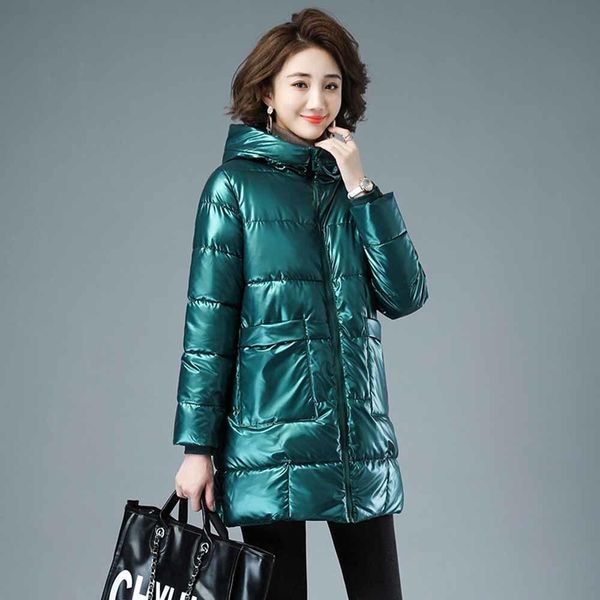 leather 2022 new glossy fashion parkas winter jacket womens cotton padded hooded coat casual female warm loose long snow outwear parkas, Black
leather 2022 new glossy fashion parkas winter jacket womens cotton padded hooded coat casual female warm loose long snow outwear parkas, Black