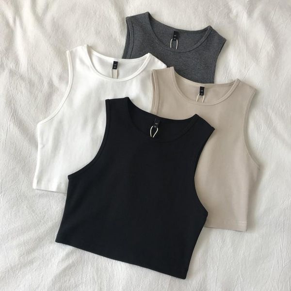 tanks 2022 women solid color tank cotton women boho female women summer camisole camis clothes for women, Black;white
tanks 2022 women solid color tank cotton women boho female women summer camisole camis clothes for women, Black;white