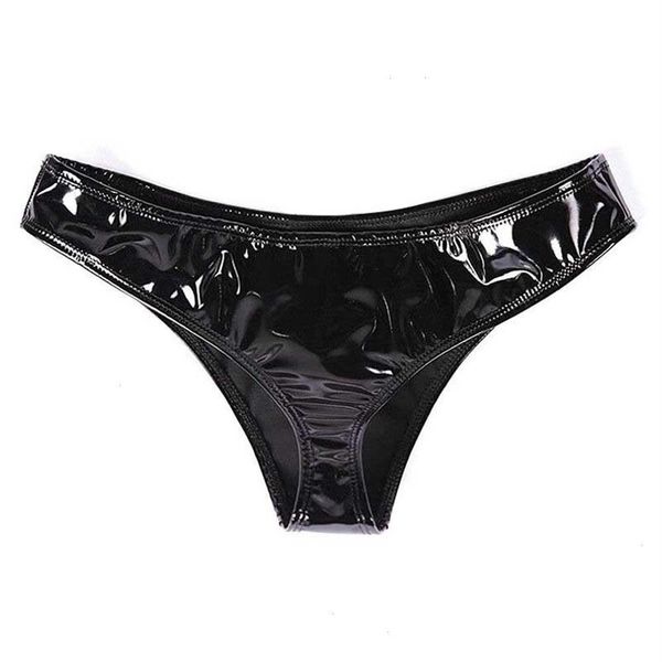 women panty lingerie wet look faux leather slink shiny low rise mini sissy thongs briefs underwear2004, Black;pink
women panty lingerie wet look faux leather slink shiny low rise mini sissy thongs briefs underwear2004, Black;pink