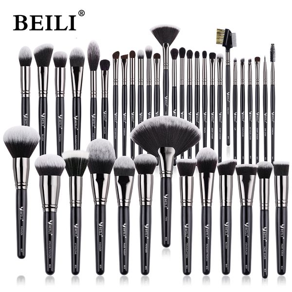 makeup tools beili luxury black professional brush set big powder brushes foundation natural blending pinceaux de maquillage 230421
makeup tools beili luxury black professional brush set big powder brushes foundation natural blending pinceaux de maquillage 230421