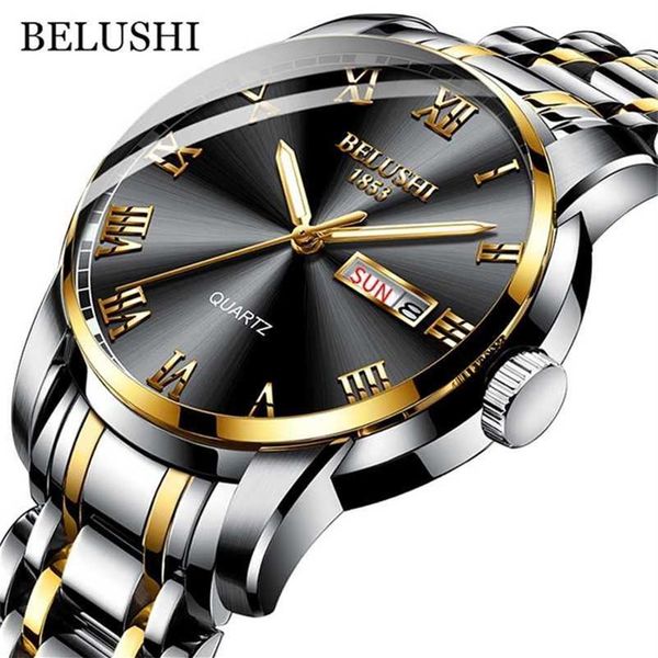 belushi brand watch men stainless steel business date clock waterproof luminous es mens luxury sport quartz wrist 220117252b, Slivery;brown
belushi brand watch men stainless steel business date clock waterproof luminous es mens luxury sport quartz wrist 220117252b, Slivery;brown