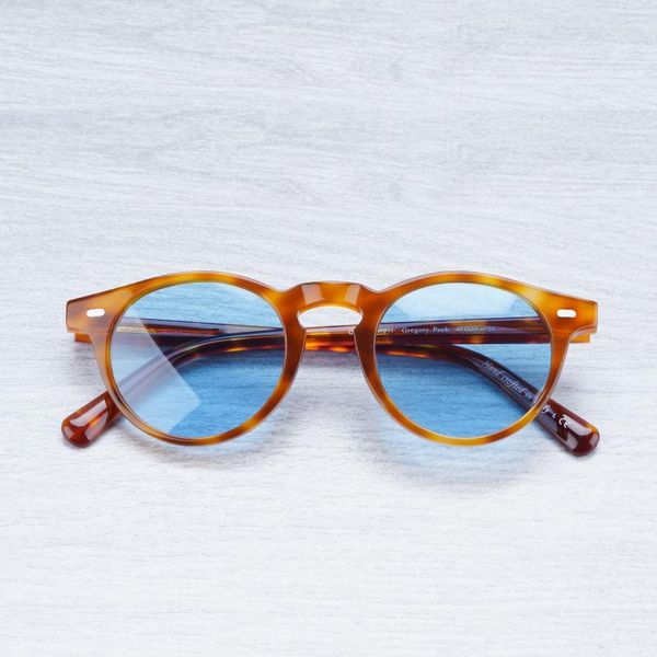 sunglasses gregory peck vintage designer for women blue lens 2023 transparent acetate retro round polarized sun glasses men, White;black
sunglasses gregory peck vintage designer for women blue lens 2023 transparent acetate retro round polarized sun glasses men, White;black
