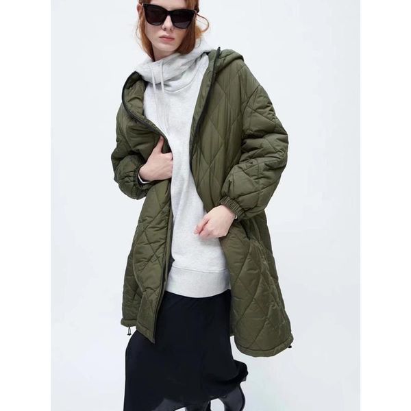 leather women green diamond lattice down parka length jacket baggy winter warm duck feather down female coat hooded puffer outwear, Black
leather women green diamond lattice down parka length jacket baggy winter warm duck feather down female coat hooded puffer outwear, Black