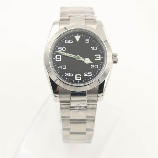 luxury menes watch air king series 116900 black dial 40mm dial automatic mechanical movement stainless steel 316l brand fashion wa240d, Slivery;brown
luxury menes watch air king series 116900 black dial 40mm dial automatic mechanical movement stainless steel 316l brand fashion wa240d, Slivery;brown