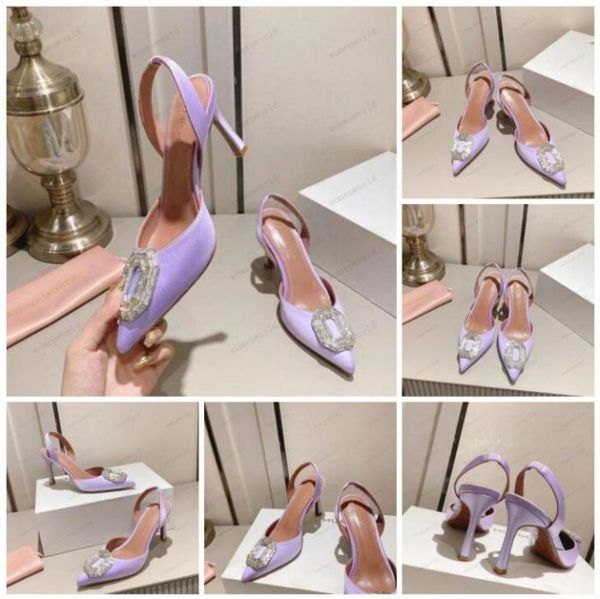 amina muaddi womens sandals leather sole designer high heels 10cm diamond chain decoration banquet women shoes silk wedding formal slippers, Black
amina muaddi womens sandals leather sole designer high heels 10cm diamond chain decoration banquet women shoes silk wedding formal slippers, Black