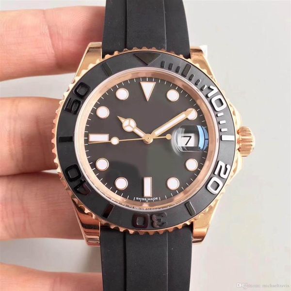 men's watch 18ct rose gold shell 116655 series 40mm ceramic ring sapphire glass automatic mechanical movement rubber strap164v, Slivery;brown
men's watch 18ct rose gold shell 116655 series 40mm ceramic ring sapphire glass automatic mechanical movement rubber strap164v, Slivery;brown