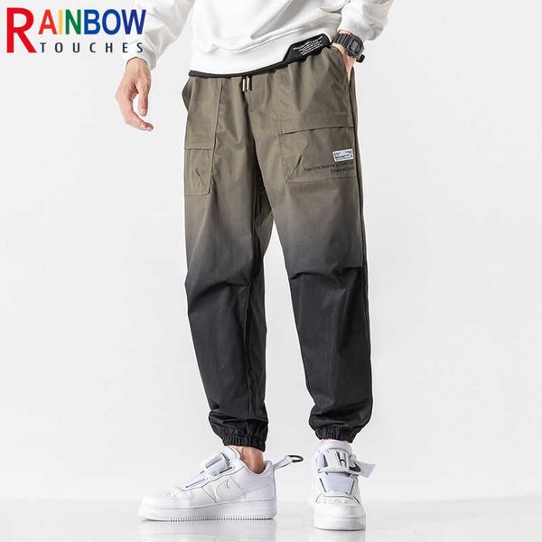 men's pants rainbowtouches new fitness leisure casual outdoor sports pants trend gradient retro loose tether closure men's cropped, Black
men's pants rainbowtouches new fitness leisure casual outdoor sports pants trend gradient retro loose tether closure men's cropped, Black
