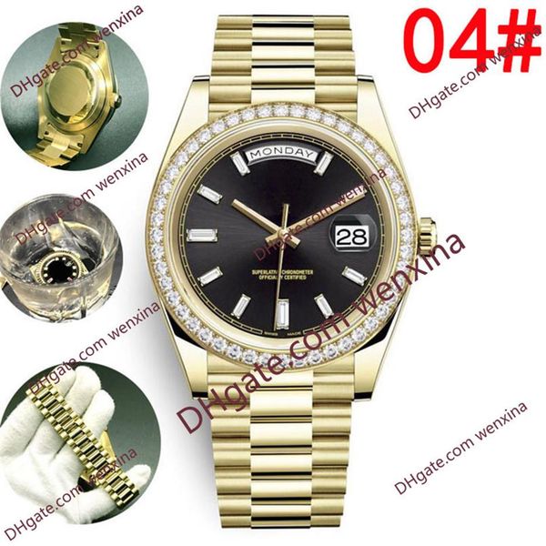 07 colour waterproo iced watch 41mm 2813 mechanical automatic stainless president fashion mens watches classic long diamond wristw233x, Slivery;brown
07 colour waterproo iced watch 41mm 2813 mechanical automatic stainless president fashion mens watches classic long diamond wristw233x, Slivery;brown