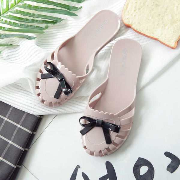 slippers sandals 2017 spring and summer new sandals flat heel plastic jelly beach slippers women's trendy baotou shoes, Black
slippers sandals 2017 spring and summer new sandals flat heel plastic jelly beach slippers women's trendy baotou shoes, Black