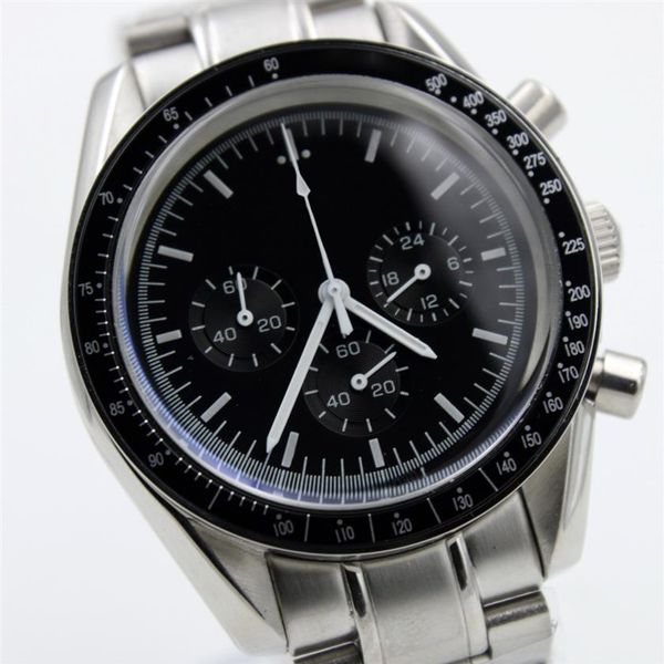 master quartz chronograph function mens watch speed moon watches stainless steel flod clasp mens wristwatches222h, Slivery;brown
master quartz chronograph function mens watch speed moon watches stainless steel flod clasp mens wristwatches222h, Slivery;brown