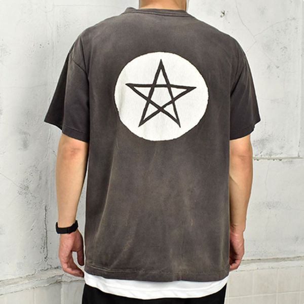 23ss new woman men's t-shirts classic vintage washed white ghost pentagram printed short sleeve casual summer fashion breathable high s, White;black
23ss new woman men's t-shirts classic vintage washed white ghost pentagram printed short sleeve casual summer fashion breathable high s, White;black