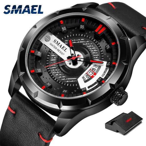 2020 smael sport mens watches brand luxury quartz watch men fashion steel waterproof sl-9011 leather watch men relogio masculi269i, Slivery;brown 
2020 smael sport mens watches brand luxury quartz watch men fashion steel waterproof sl-9011 leather watch men relogio masculi269i, Slivery;brown