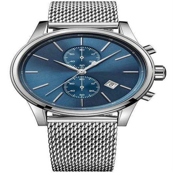 new men's watch 1513441 blue dial sliver mesh watchband fashion watch for men259q, Slivery;brown
new men's watch 1513441 blue dial sliver mesh watchband fashion watch for men259q, Slivery;brown