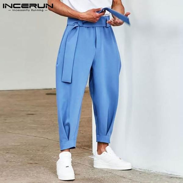 pants incerun 2022 new mens fashion solid color pants drawstring leisure harem trouser chinomen's loose wide leg pants trousers s5xl, Black
pants incerun 2022 new mens fashion solid color pants drawstring leisure harem trouser chinomen's loose wide leg pants trousers s5xl, Black
