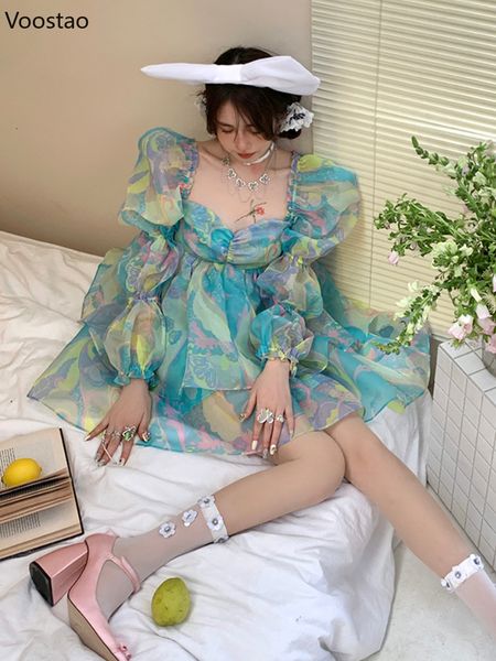 party dresses summer sweet lolita princess dress women chic square collar puff sleeve party dresses female elegant beach holiday mini vestid, White;black
party dresses summer sweet lolita princess dress women chic square collar puff sleeve party dresses female elegant beach holiday mini vestid, White;black