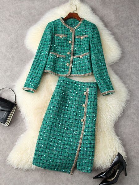 two piece dress autumn winter tweed skirt set women's party suits sequins plaid office woolen jacket coat hip wrap skirt 2 piece clothe, White
two piece dress autumn winter tweed skirt set women's party suits sequins plaid office woolen jacket coat hip wrap skirt 2 piece clothe, White