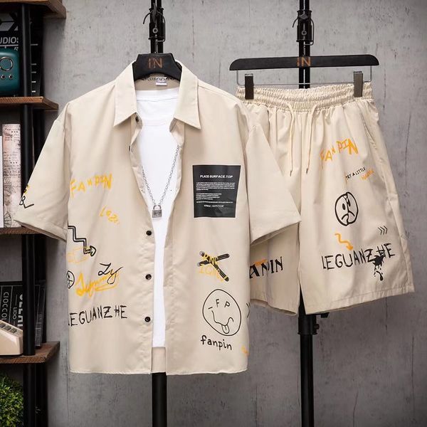 men's tracksuits clothes for men funny graphics tshirts shorts suits smiley graffiti casual shorts 2 piece set harajuku fashion streetw, Gray
men's tracksuits clothes for men funny graphics tshirts shorts suits smiley graffiti casual shorts 2 piece set harajuku fashion streetw, Gray