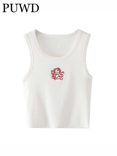 tanks puwd women white cartoon printed soft cotton tank 2022 summer fashion ladies casual sleeveless girls kintted breathable top, Black;white
tanks puwd women white cartoon printed soft cotton tank 2022 summer fashion ladies casual sleeveless girls kintted breathable top, Black;white