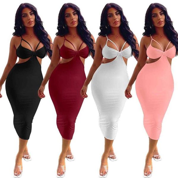 weimeizi recommended elegant slim strap dress womens backless hollow, Black;gray
weimeizi recommended elegant slim strap dress womens backless hollow, Black;gray