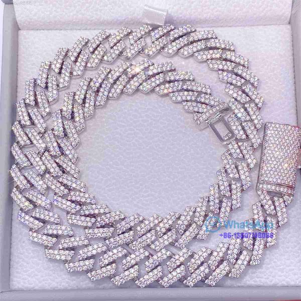 fine hip hop jewelry necklace 10k solid gold vvs d color hip hop moissanite diamond cuban link chain, Silver
fine hip hop jewelry necklace 10k solid gold vvs d color hip hop moissanite diamond cuban link chain, Silver