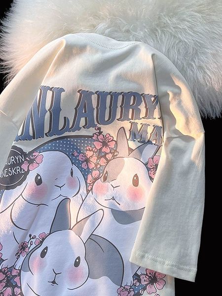 mens tshirts american personalized graphic t shirt rabbit print short sleeve and women summer relaxed couple retro wear harajuku 230420, White;black
mens tshirts american personalized graphic t shirt rabbit print short sleeve and women summer relaxed couple retro wear harajuku 230420, White;black