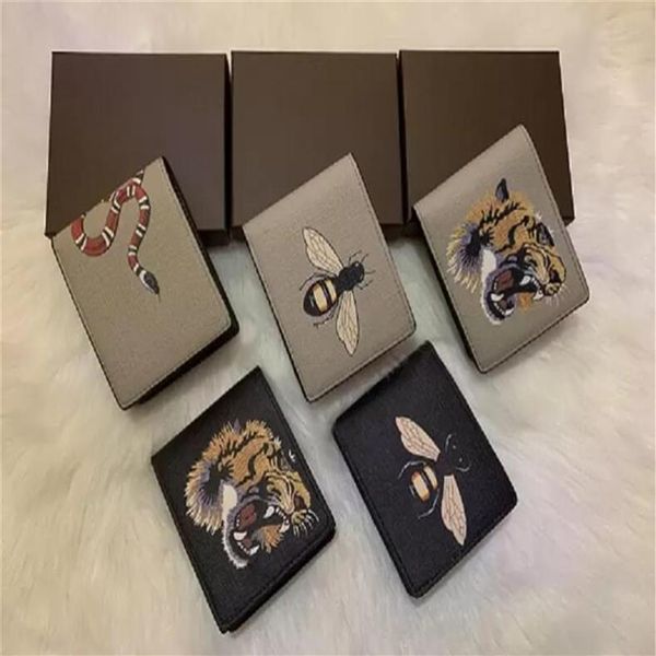 men animal designers wallets fashion short wallet leather black snake tiger bee women luxury purse card holders 00s, Red;black
men animal designers wallets fashion short wallet leather black snake tiger bee women luxury purse card holders 00s, Red;black