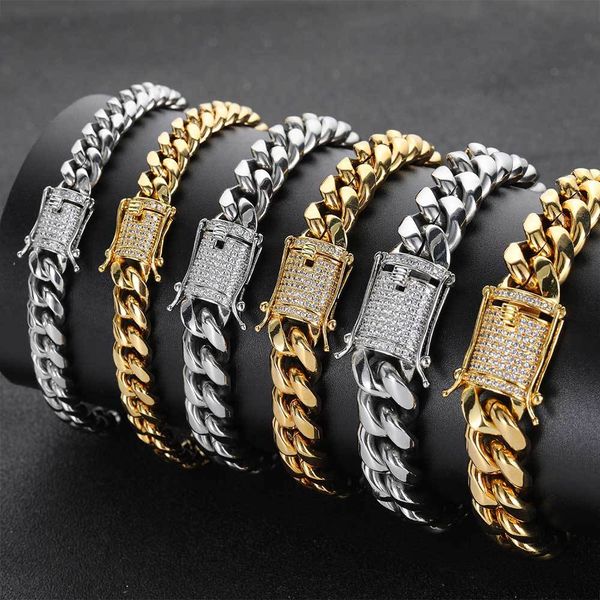 men's bracelet link 8mm10mm12mm14mm 16mm 18mm stainless steel round grinding color preservation cuban copper double-sided micro-inlaid, Silver
men's bracelet link 8mm10mm12mm14mm 16mm 18mm stainless steel round grinding color preservation cuban copper double-sided micro-inlaid, Silver