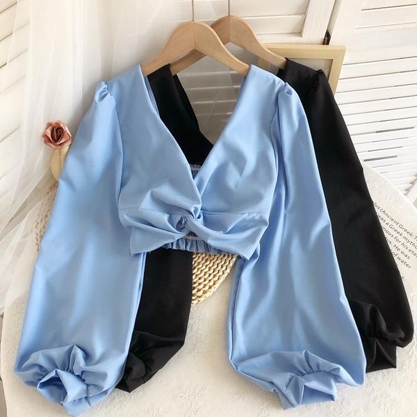 polos european american spring summer women's wear vneck kink short shirt new 2022 fashion ladies long sleeve solid blouses, White
polos european american spring summer women's wear vneck kink short shirt new 2022 fashion ladies long sleeve solid blouses, White