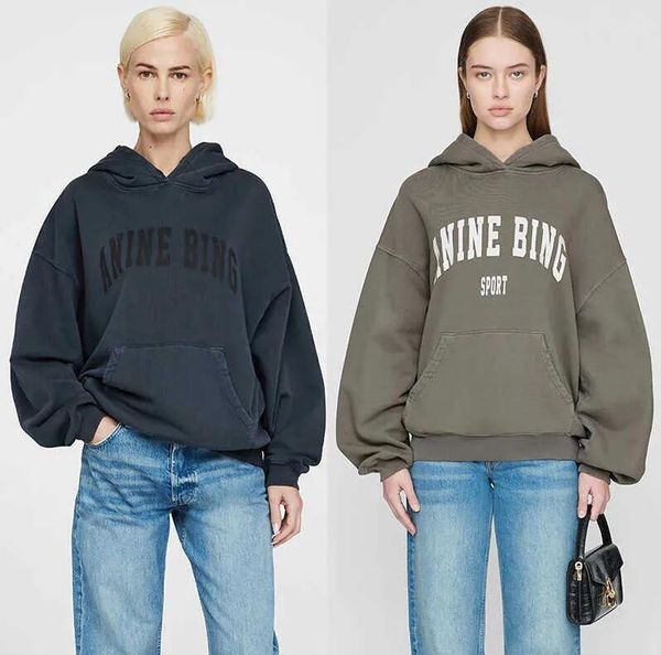 23ss anine bing women designer hoodie letter print wash water stir fry hooded sweatshirt classic snowflake loose pullover sport sweater qual, Black
23ss anine bing women designer hoodie letter print wash water stir fry hooded sweatshirt classic snowflake loose pullover sport sweater qual, Black
