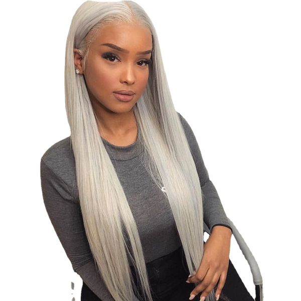 wave lace front wigs for women grey colored 13x6 lace frontal straight brazilian human hair wig preplucked ash blonde loose, Black;brown
wave lace front wigs for women grey colored 13x6 lace frontal straight brazilian human hair wig preplucked ash blonde loose, Black;brown