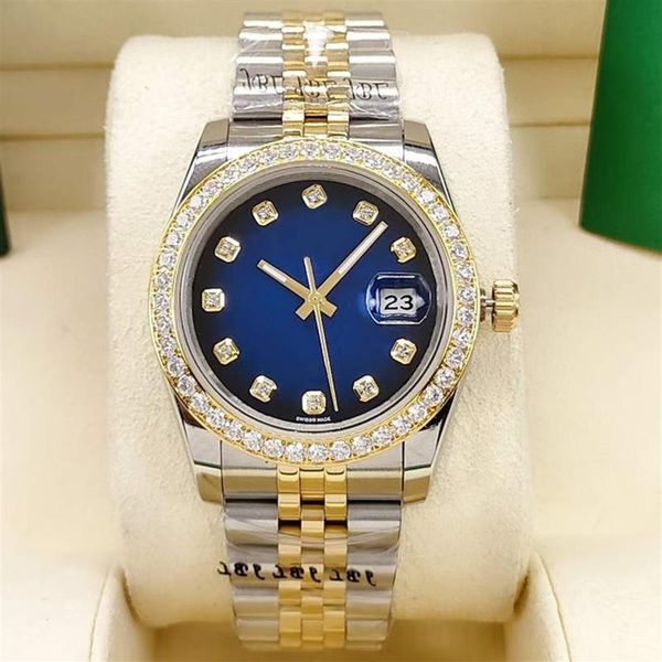 men's and women's automatic watches fashion waterproof sapphire face 36mm diamond bezel stainless steel folding buckle253g, Slivery;brown
men's and women's automatic watches fashion waterproof sapphire face 36mm diamond bezel stainless steel folding buckle253g, Slivery;brown