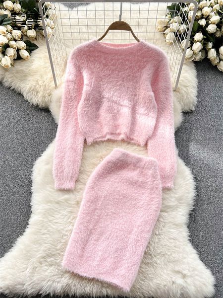 two piece dress singreiny solid autumn knit two piece suits fashion women long sleeve o neck short mini skirt solid winter sweater sets 230, White
two piece dress singreiny solid autumn knit two piece suits fashion women long sleeve o neck short mini skirt solid winter sweater sets 230, White