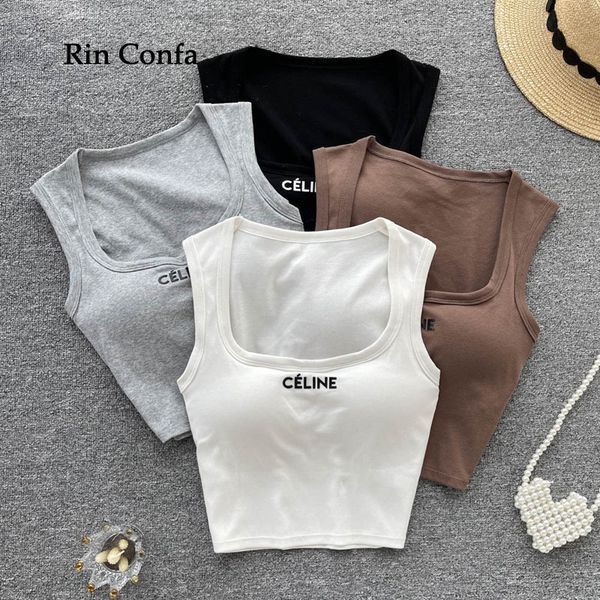 womens tshirt rin confa vintage letter embroidery crop women summer casual slim sleeveless cotton tank fashion streetwear y2k 230420, White
womens tshirt rin confa vintage letter embroidery crop women summer casual slim sleeveless cotton tank fashion streetwear y2k 230420, White