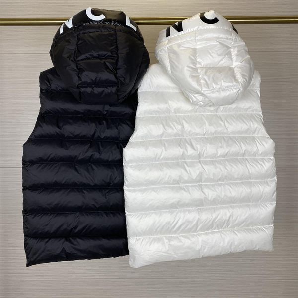parkas couple autumn winter man woman down vest leisure fashion 95 white duck down hooded letter printing clearly marked accessories, Black
parkas couple autumn winter man woman down vest leisure fashion 95 white duck down hooded letter printing clearly marked accessories, Black