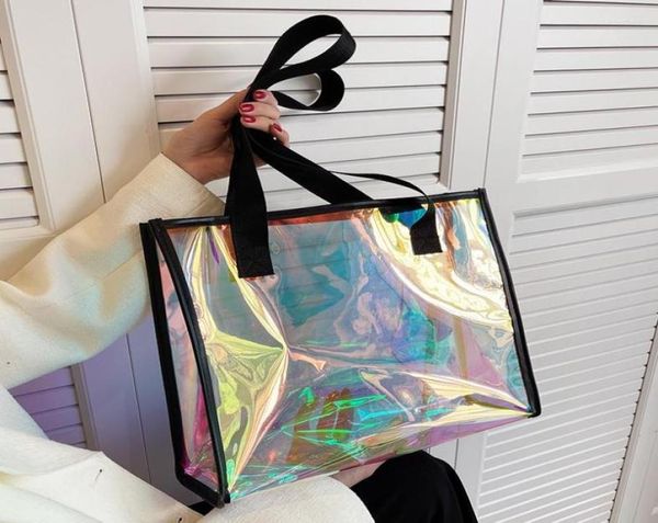 evening bags laser colourful pvc clear women39s bag 2022 summer fashion tote large capacity female shoulder shopper ladies hand8510222
evening bags laser colourful pvc clear women39s bag 2022 summer fashion tote large capacity female shoulder shopper ladies hand8510222