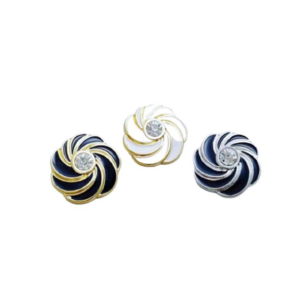 fashion rotating flower metal button for clothing sewing accessories and tools, Black
fashion rotating flower metal button for clothing sewing accessories and tools, Black