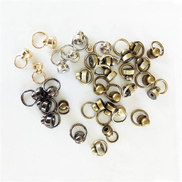 50unit 9mm brass stud rivets chicago stud screws round head buckle leather craft for bag fitting1861, Black
50unit 9mm brass stud rivets chicago stud screws round head buckle leather craft for bag fitting1861, Black