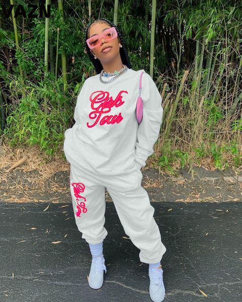 pants vazn 2020 autumn highend casual young energy letter full sleeve long pants slim tracksuits women 2 piece set, White
pants vazn 2020 autumn highend casual young energy letter full sleeve long pants slim tracksuits women 2 piece set, White