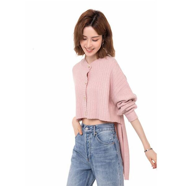 women's trench coat's spring and autumn gentle style irregular design feel knitted round neck cardigan front short back long sweat, Tan;black
women's trench coat's spring and autumn gentle style irregular design feel knitted round neck cardigan front short back long sweat, Tan;black