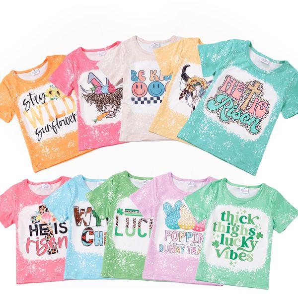 t shirts exclusice girlymax spring summer short sleeve outfits baby girls bleached t shirt boutique kids clothing 230420, Blue
t shirts exclusice girlymax spring summer short sleeve outfits baby girls bleached t shirt boutique kids clothing 230420, Blue