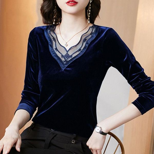 t-shirt solid vneck velvet spring tee women fashion lace patchwork full sleeve plus size 4xl slim t shirt ladies 2021 new blue mom, White
t-shirt solid vneck velvet spring tee women fashion lace patchwork full sleeve plus size 4xl slim t shirt ladies 2021 new blue mom, White