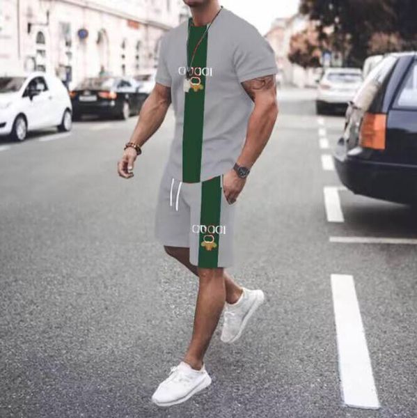 men's tracksuit hawaiian suit luxury letter print short sleeve t shirt and shorts 2 piece set casual fashion bee print set man loose st, Gray
men's tracksuit hawaiian suit luxury letter print short sleeve t shirt and shorts 2 piece set casual fashion bee print set man loose st, Gray