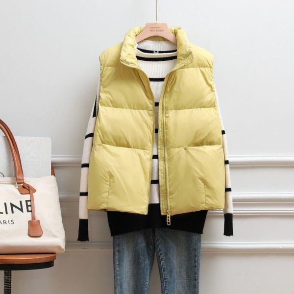 parkas 2022 new body warmer women's down vest jacket loose white duck down thick waistcoat vest zipper sleeveless coat for women, Black
parkas 2022 new body warmer women's down vest jacket loose white duck down thick waistcoat vest zipper sleeveless coat for women, Black