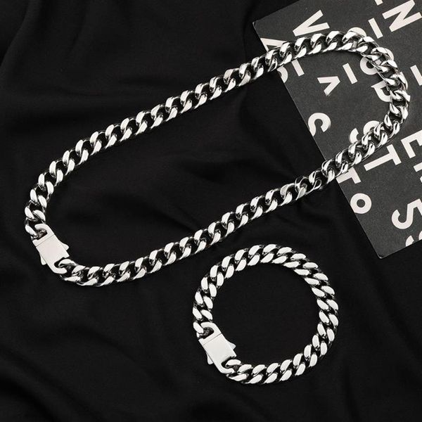 chains fashion hip hop necklace men's stainless steel cuban chain titanium wild thick2390, Silver
chains fashion hip hop necklace men's stainless steel cuban chain titanium wild thick2390, Silver