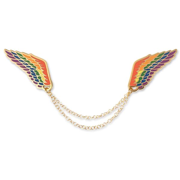 rainbow feather brooch lgbt pride transgender pride pin cute anime movies games hard enamel pins collect metal cartoon brooch backpack hat b, Blue
rainbow feather brooch lgbt pride transgender pride pin cute anime movies games hard enamel pins collect metal cartoon brooch backpack hat b, Blue