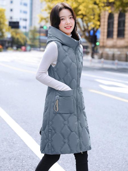 vests women's coat vest winter women's jacket windproof down hooded lightweight quilted vest loose zip gilet outdoor waistcoat 5xl, Black;white
vests women's coat vest winter women's jacket windproof down hooded lightweight quilted vest loose zip gilet outdoor waistcoat 5xl, Black;white