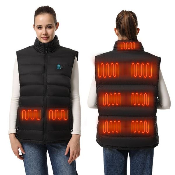 vests winter new 9 areas heated vest women usb electric heating jacket thermal waistcoat winter hunting outdoor vest, Black;white
vests winter new 9 areas heated vest women usb electric heating jacket thermal waistcoat winter hunting outdoor vest, Black;white