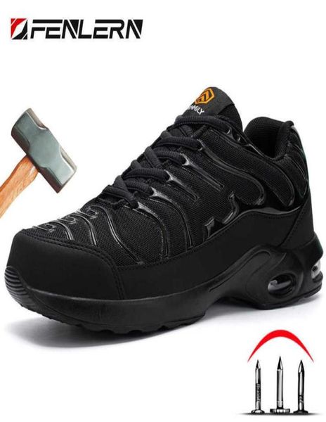 fenlern air cushion safety shoes men slip on composite lightweight with steel toe men work sneaker indestructible safety boots 2116484224, Black;brown
fenlern air cushion safety shoes men slip on composite lightweight with steel toe men work sneaker indestructible safety boots 2116484224, Black;brown