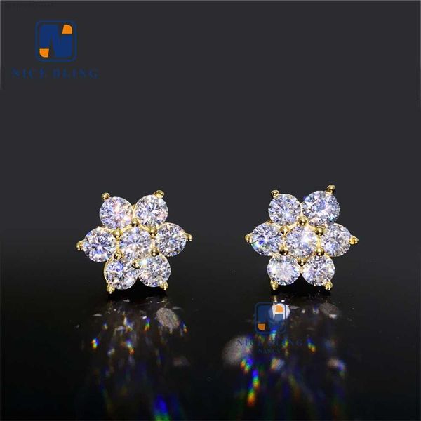 wholesale flower shape real 925 sterling silver stud earring round zircon cz fashion ear studs jewelry for men, Golden
wholesale flower shape real 925 sterling silver stud earring round zircon cz fashion ear studs jewelry for men, Golden